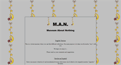 Desktop Screenshot of museumaboutnothing.com.ar